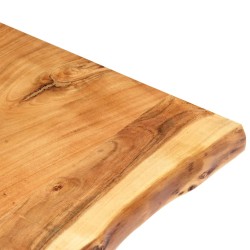 Dessus de table Bois d'acacia massif 100x(50-60)x2,5 cm 553142553142