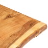 Dessus de table Bois d'acacia massif 100x(50-60)x2,5 cm 553142553142