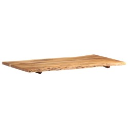 Dessus de table Bois d'acacia massif 100x(50-60)x2,5 cm 553142553142