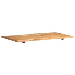 Dessus de table Bois d'acacia massif 100x(50-60)x2,5 cm 553142553142