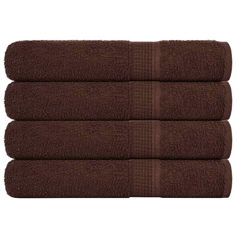 Serviettes FROGN 4 pcs marron 100x200 cm 360 g/m² 553144553144