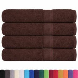 Serviettes FROGN 4 pcs marron 100x200 cm 360 g/m² 553144553144