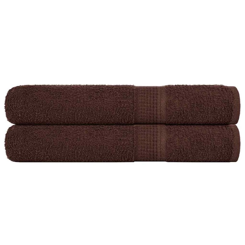 Serviettes FROGN 2 pcs marron 100x200 cm 360 g/m² 553145553145