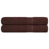 Serviettes FROGN 2 pcs marron 100x200 cm 360 g/m² 553145553145
