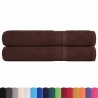 Serviettes FROGN 2 pcs marron 100x200 cm 360 g/m² 553145553145