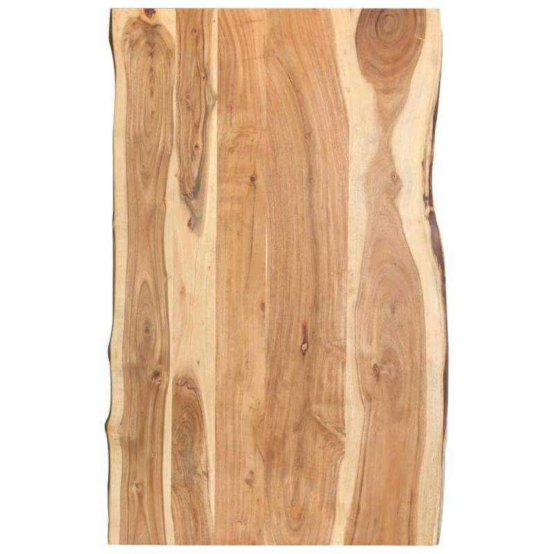 Dessus de table Bois d'acacia massif 100x(50-60)x3,8 cm 553149553149