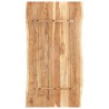 Dessus de table Bois d'acacia massif 118x(50-60)x3,8 cm 553150553150