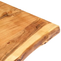 Dessus de table Bois d'acacia massif 118x(50-60)x3,8 cm 553150553150