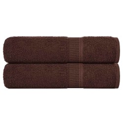 Essuie-mains FROGN 2 pcs marron 50x100 cm 360 g/m² 553152553152