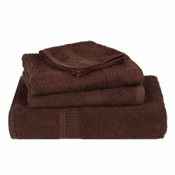 Serviettes d'invité FROGN 10 pcs marron 30x50 cm 360 g/m² 553153553153