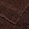Serviettes d'invité FROGN 10 pcs marron 30x50 cm 360 g/m² 553153553153