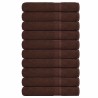 Serviettes FROGN 10 pcs marron 100x200 cm 360 g/m² 553154553154