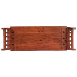 Banc 111 cm Bois d'acacia solide 553156553156