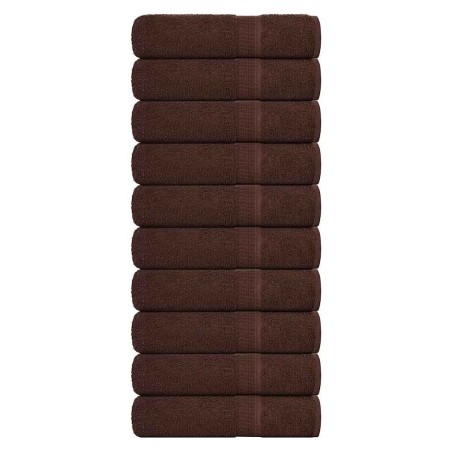 Serviettes de douche FROGN 10pcs marron 70x140 cm 360 g/m² 553159553159