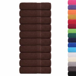 Serviettes de douche FROGN 10pcs marron 70x140 cm 360 g/m² 553159553159