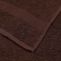 Serviettes de douche FROGN 10pcs marron 70x140 cm 360 g/m² 553159553159