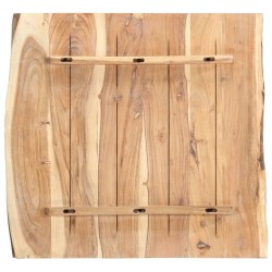 Dessus de table Bois d'acacia massif 58x(50-60)x3,8 cm 553162553162