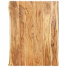 Dessus de table Bois d'acacia massif 80x(50-60)x2,5 cm 553163553163