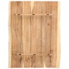 Dessus de table Bois d'acacia massif 80x(50-60)x3,8 cm 553164553164