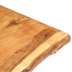 Dessus de table Bois d'acacia massif 80x(50-60)x3,8 cm 553164553164