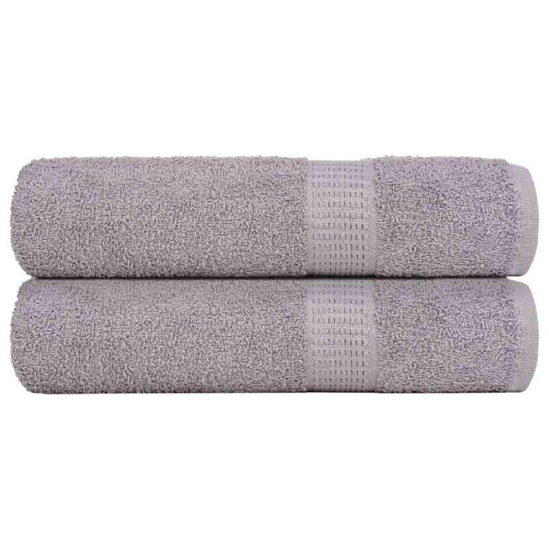 Essuie-mains FROGN 2 pcs gris 50x100 cm 360 g/m² 553169553169