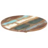 Dessus de table rond 50 cm 25-27 mm Bois de récupération solide 553171553171