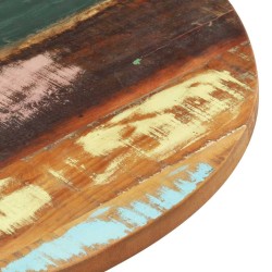 Dessus de table rond 50 cm 25-27 mm Bois de récupération solide 553171553171