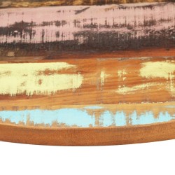 Dessus de table rond 50 cm 25-27 mm Bois de récupération solide 553171553171