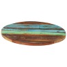 Dessus de table rond 60 cm 25-27 mm Bois de récupération solide 553172553172