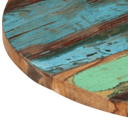 Dessus de table rond 60 cm 25-27 mm Bois de récupération solide 553172553172