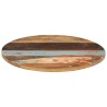 Dessus de table rond 80 cm 25-27 mm Bois de récupération solide 553173553173
