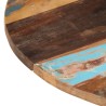 Dessus de table rond 80 cm 25-27 mm Bois de récupération solide 553173553173