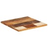 Dessus de table carré 60x60 cm 25-27 mm Bois de récupération 553174553174