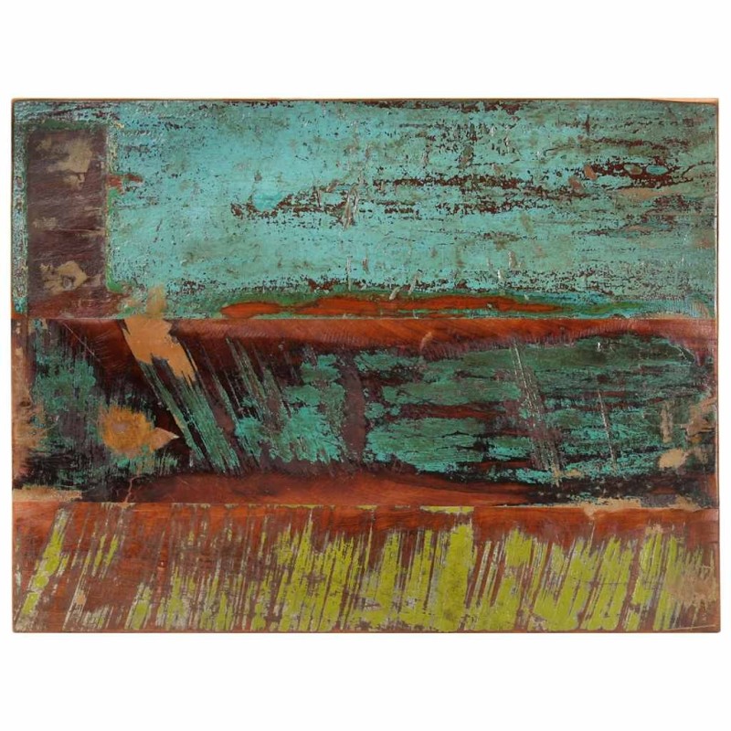 Dessus de table rectangulaire 60x80 cm 25-27 mm Bois récupéré 553177553177