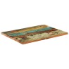 Dessus de table rectangulaire 60x80 cm 25-27 mm Bois récupéré 553177553177