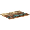 Dessus de table rectangulaire 60x80 cm 25-27 mm Bois récupéré 553177553177