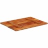 Dessus de table rectangulaire 60x80 cm 25-27 mm Bois récupéré 553177553177