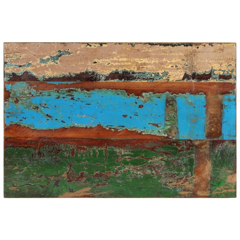 Dessus de table rectangulaire 60x90 cm 25-27 mm Bois récupéré 553178553178