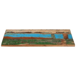 Dessus de table rectangulaire 60x90 cm 25-27 mm Bois récupéré 553178553178