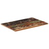 Dessus de table rectangulaire 60x90 cm 25-27 mm Bois récupéré 553178553178