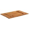 Dessus de table rectangulaire 60x90 cm 25-27 mm Bois récupéré 553178553178