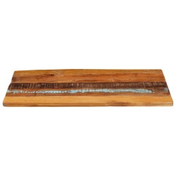 Dessus de table rectangulaire 60x100 cm 25-27 mm Bois récupéré 553179553179