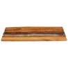Dessus de table rectangulaire 60x100 cm 25-27 mm Bois récupéré 553179553179