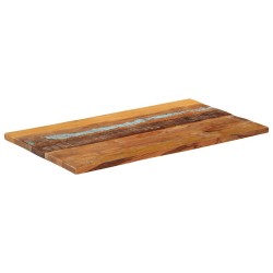 Dessus de table rectangulaire 60x100 cm 25-27 mm Bois récupéré 553179553179