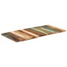  Dessus de table rectangulaire 60x120 cm 25-27 mm Bois récupéré 553180553180