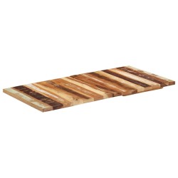  Dessus de table rectangulaire 60x120 cm 25-27 mm Bois récupéré 553180553180