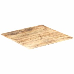 Dessus de table Bois de manguier solide 15-16 mm 70x70 cm 553182553182