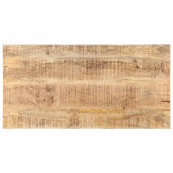 Dessus de table bois de manguier solide 25-27 mm 100x60 cm 553183553183