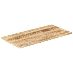 Dessus de table bois de manguier solide 25-27 mm 100x60 cm 553183553183