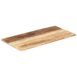 Dessus de table bois de manguier solide 25-27 mm 100x60 cm 553183553183